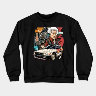 back to the future anime version Crewneck Sweatshirt